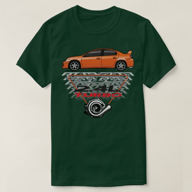 T-shirt Turbo Orange (Design devant)