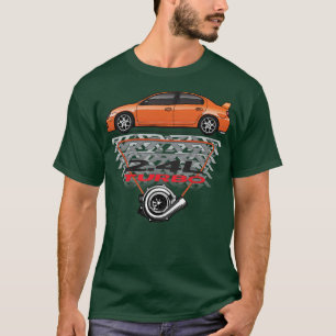 T-shirt Turbo Orange