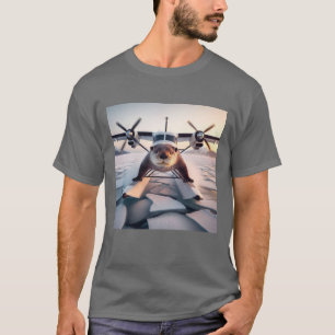 T-shirt Turbo Prop Twin Engine Flotter Plane Bush Canada