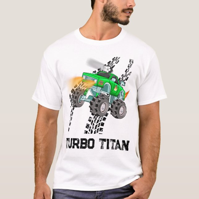 T-shirt Turbo Titan Monster Truck (Devant)
