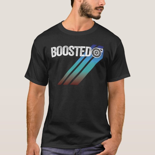 T-shirt Turbocompresseur Boosted Turbo & Tuning Besoin Boo (Devant)