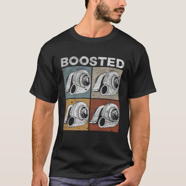 T-shirt Turbocompresseur repoussé et réglage 5 (Devant)