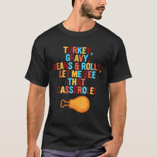 T-shirt Turc Gravé Fèves Et Roulettes Laissez-Moi Voir Cet
