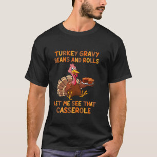 T-shirt Turc Gravé Fèves Et Roulettes Laissez-Moi Voir Cet