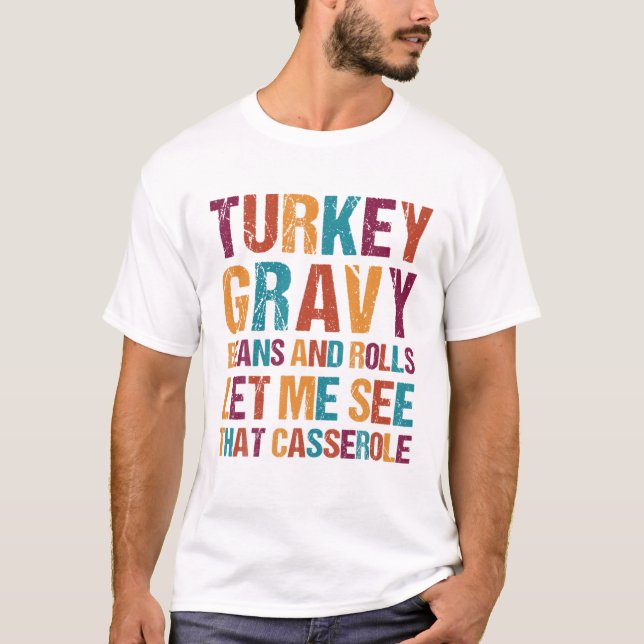 T-shirt Turc Gravé Fèves Et Roulettes Laissez-Moi Voir Cet (Devant)