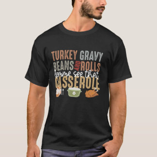 T-shirt Turc Gravé Fèves Et Roulettes Laissez-Moi Voir Cet