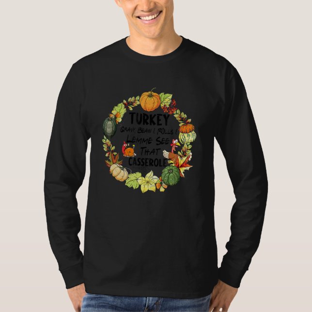 T-shirt Turc Gravé Fèves Et Roulettes Laissez-Moi Voir Cet (Devant)