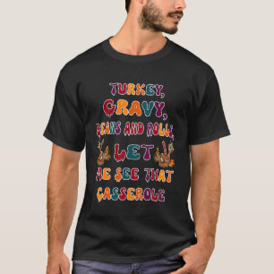 T-shirt Turc Gravé Fèves Et Roulettes Laissez-Moi Voir Cet