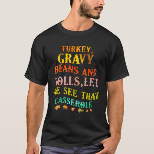 T-shirt Turc Gravé Fèves Et Roulettes Laissez-Moi Voir Cet