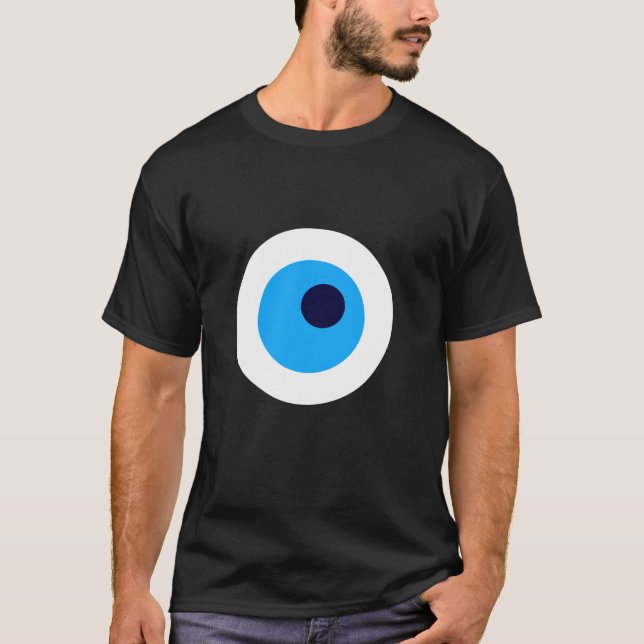 T-shirt Turc mal oeil Amulet Nazar grec (Devant)