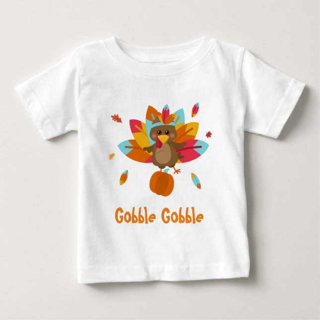 T-shirt turc T-shirt bébé Gobble gobble T-shirt (Devant)