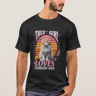 T-shirt Turc Van CETTE FILLE AIME SON CHAT Turc Van