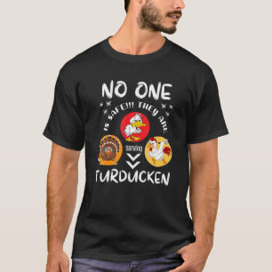 T-SHIRT TURDUCKEN MERCI DE DONNER À L'ANIMAL DE LA FERME 