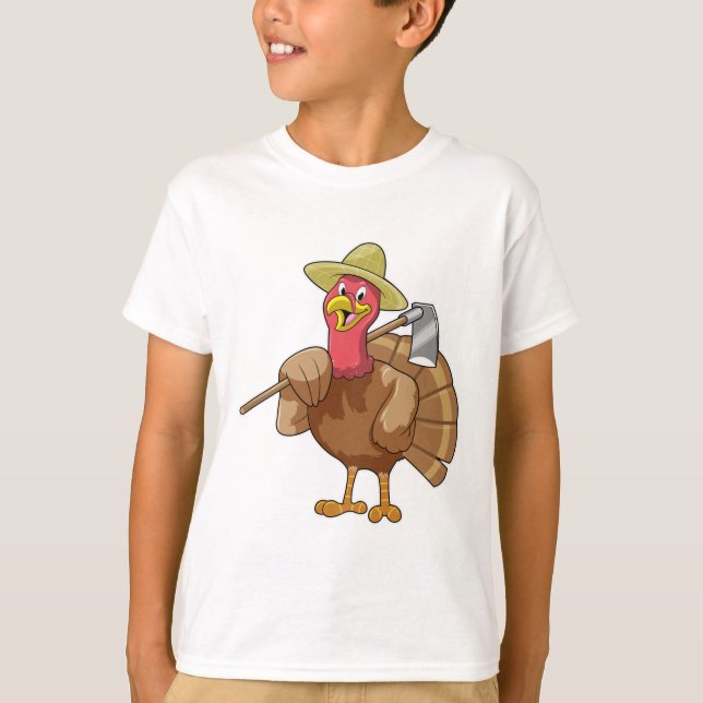 T-shirt Turkey as Farmer (Devant)