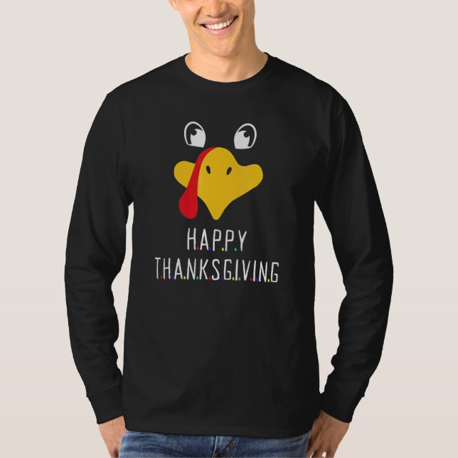 T-shirt Turkey Day Happy Friends Thanksgiving Costume (Devant)