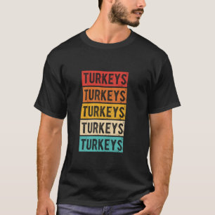 T-shirt TURKEY Retro Turquie Restaurant Vintage Ventilateu