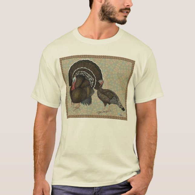 T-shirt Turkeys Standard Bronze Portrait (Devant)