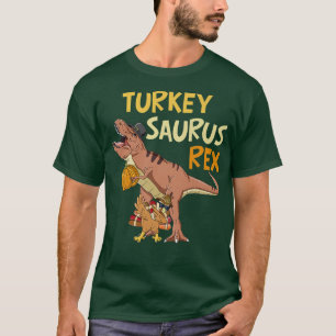 T-shirt Turkeysaurus Rex Drôle Turquie Dabbing Trex Thanks