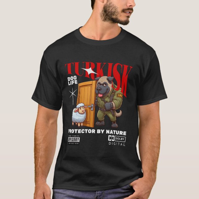 T-shirt Turkish Kangal protector (Devant)