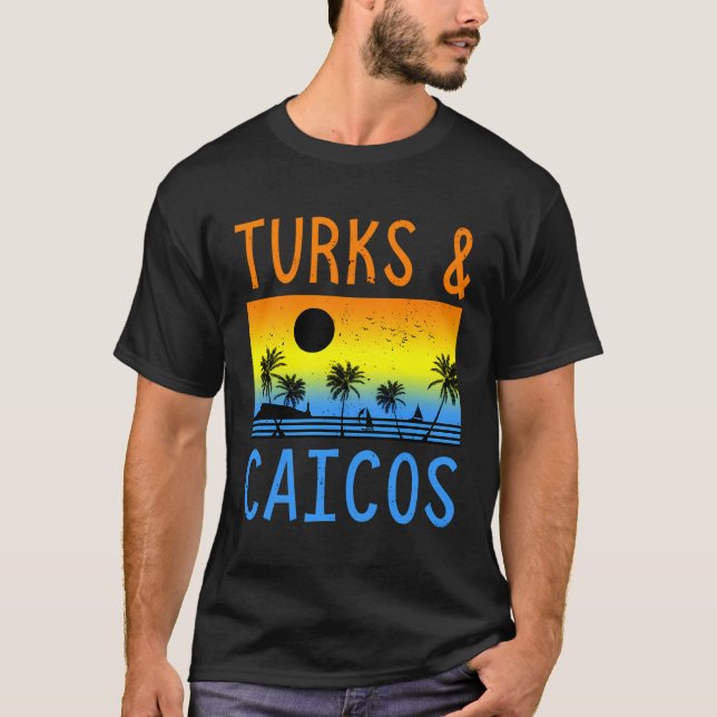 T-shirt Turks Caicos Chemises Turcs Et Caicos Vacances Sou (Devant)
