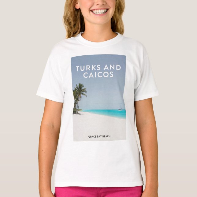 T-shirt Turks Caicos Grace Bay Rêve (Devant)