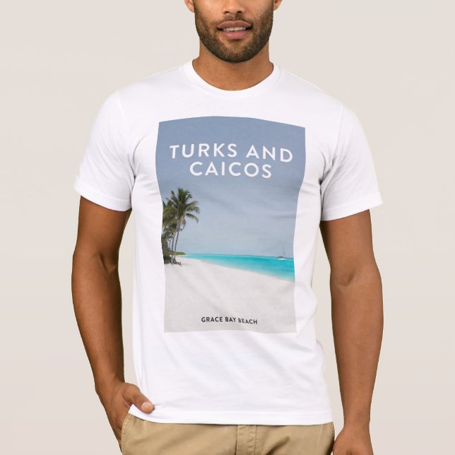 T-shirt Turks Caicos Grace Bay Rêve (Devant)