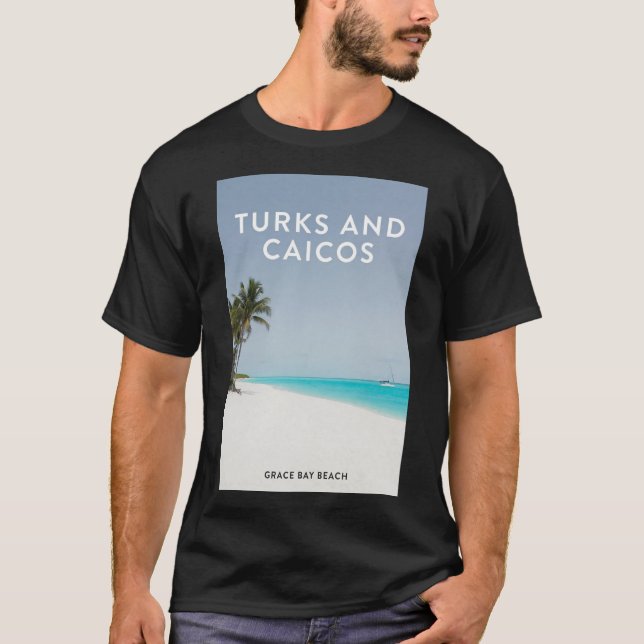 T-shirt Turks Caicos Grace Bay Rêve (Devant)