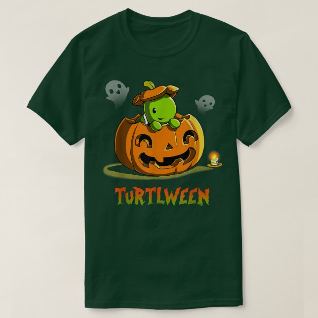 T-shirt Turltlween Citrouille Halloween (Design devant)