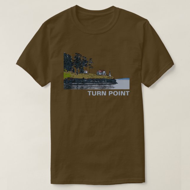 T-shirt TURN POINT - Île Stuart (Design devant)