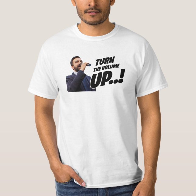 T-shirt Turn the Volume Up (Devant)