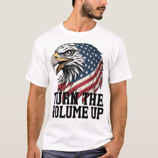 T-shirt Turn The Volume Up New York city American Eagle