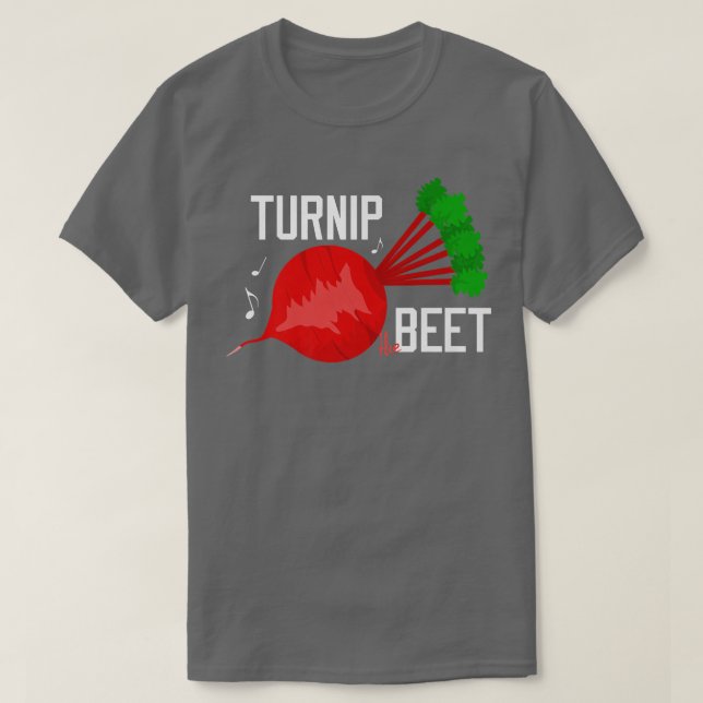 T-shirt Turnip La betterave Funny Vegetaria (Design devant)