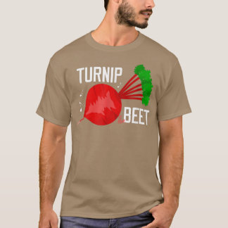 T-shirt Turnip The Beet Funny Vegetable un Vegan Vegetaria