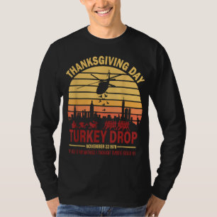 T-shirt Turques Volantes Thanksgiving Turquie Drop Comme D