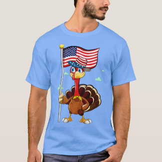 T-shirt Turquie avec drapeau américain 1