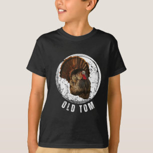 T-shirt Turquie Chasse Chemise Vieux Tom Gobbler Turquie H