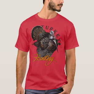T-shirt Turquie Chasse Vintage Chasse Drôle Thanksgiving 