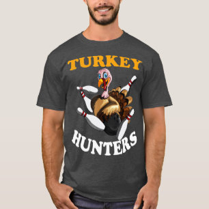 T-shirt Turquie Chasseurs Turquie Thanksgiving Bowling Bah