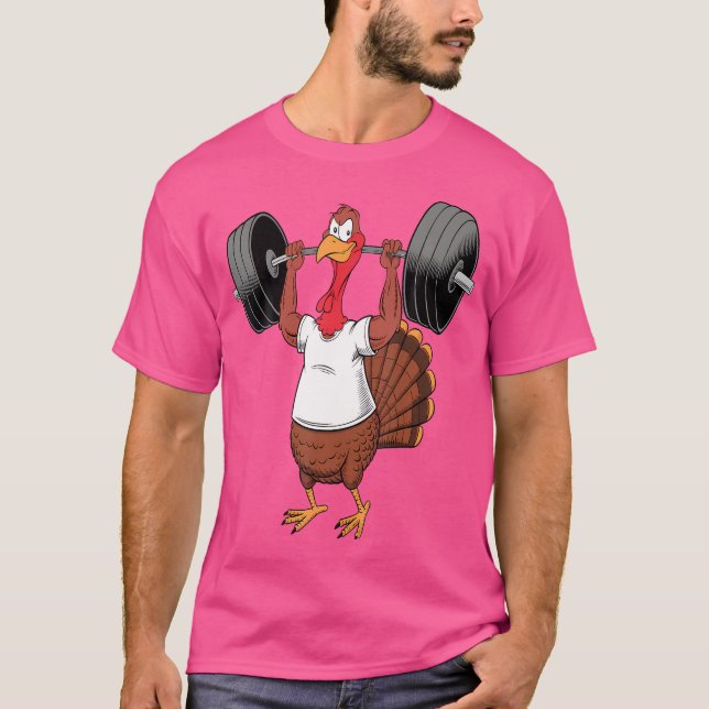 T-shirt Turquie Deadlift Funny Thanksgiving Day Fitness We (Devant)