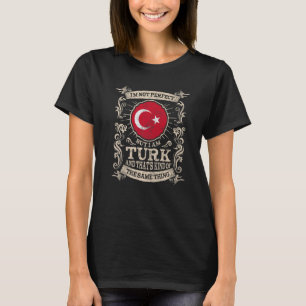T-shirt Turquie Drapeau Fiers Turcs Hommes & Femmes