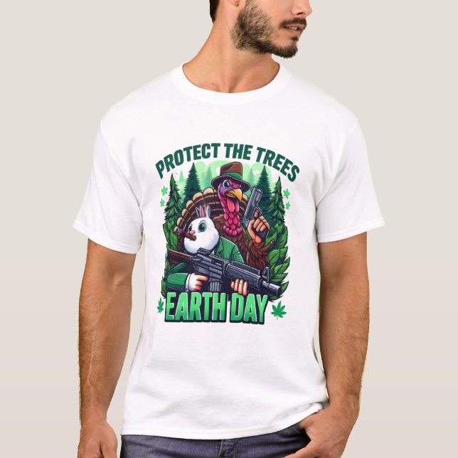T-shirt Turquie et affrontement de lapins (Devant)