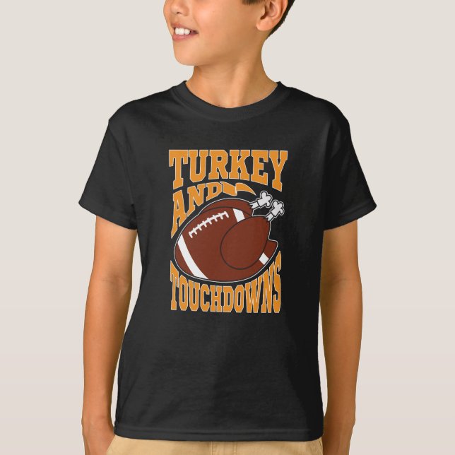 T-shirt Turquie Et Touchdowns (Devant)