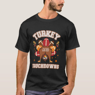 T-shirt Turquie et Touchdowns Football garçons amusants th