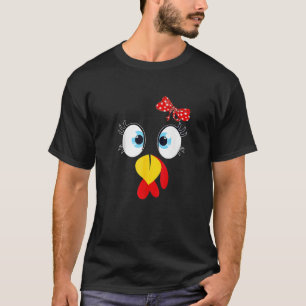 T-shirt Turquie Face aux cils Léopard lunettes Thanksgivin