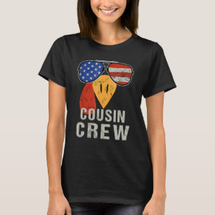 T-shirt Turquie Face Avec Lunettes De Soleil Cousin Crew T