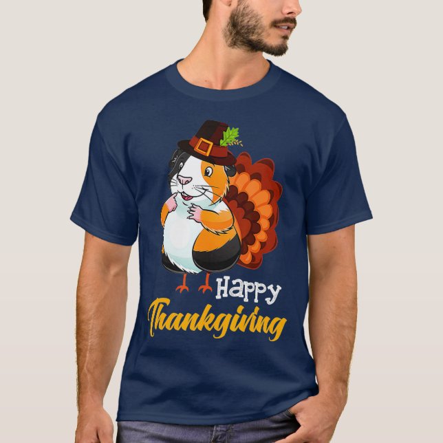 T-shirt Turquie Guinée Bon thanksgiving de porc cadeau Gui (Devant)