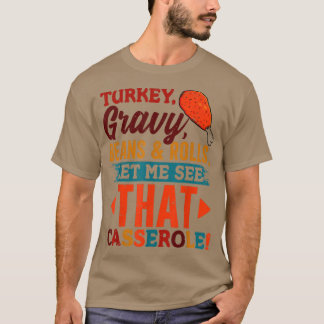 T-shirt Turquie haricots Gravés & Rolls Casserole Drôle Th