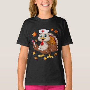T-shirt Turquie Infirmière Thanksgiving Costume pour fille
