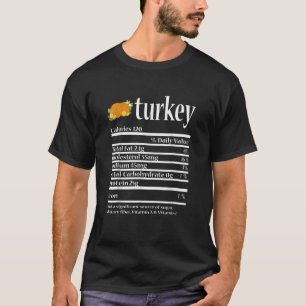 T-shirt Turquie La Valeur Nutritionnelle De La Famille Tha
