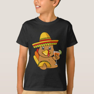 T-shirt Turquie Manger Taco Thanksgiving Day Mexicain F